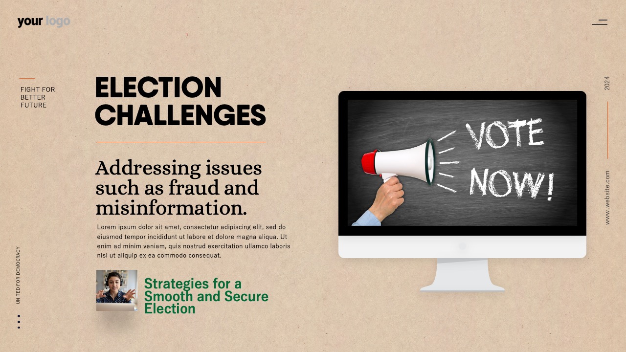 Download free Elections Template PPT & Google Slides Download