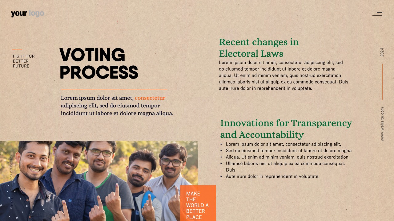 Download free Elections Template PPT & Google Slides Download